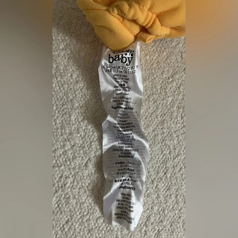 Disney Baby Donald Duck Feet Costume Slippers - IN GOOD CONDITION - Picture 5 of 5